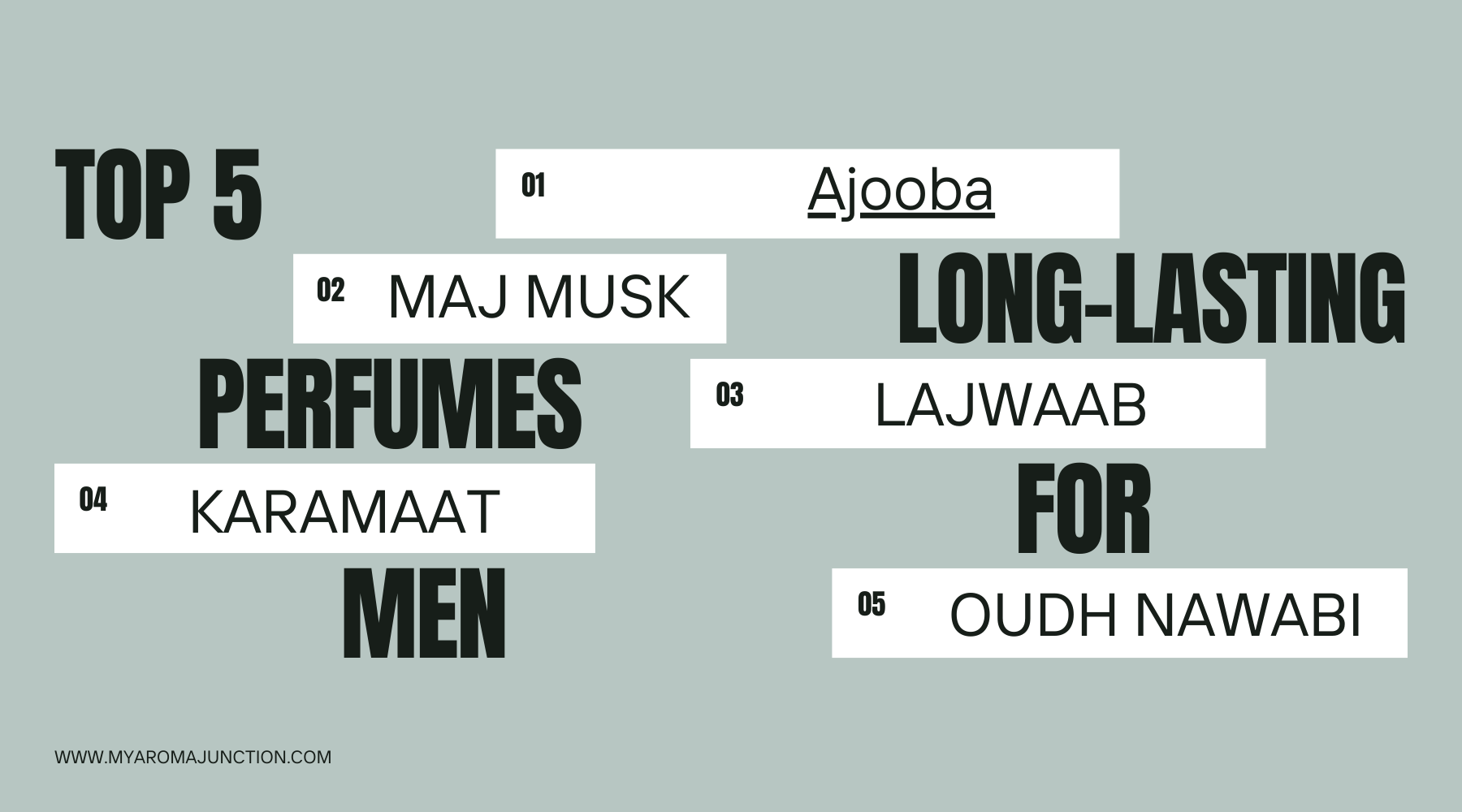 Top 5 Long- Lasting perfumes for Men in 2025