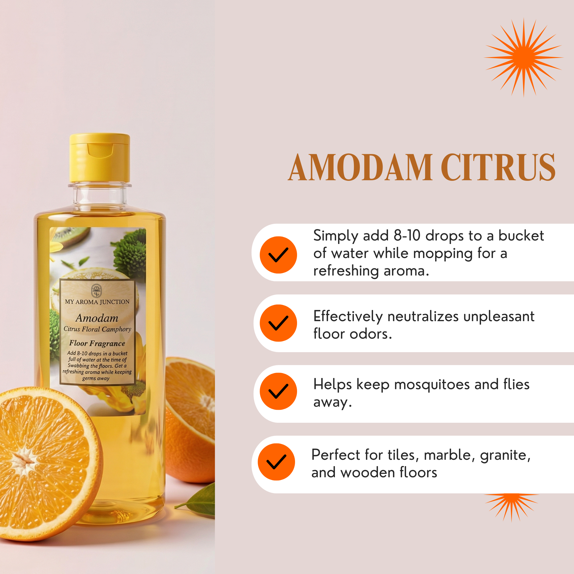 Amodam Citrus Floor Fragrance 500ml