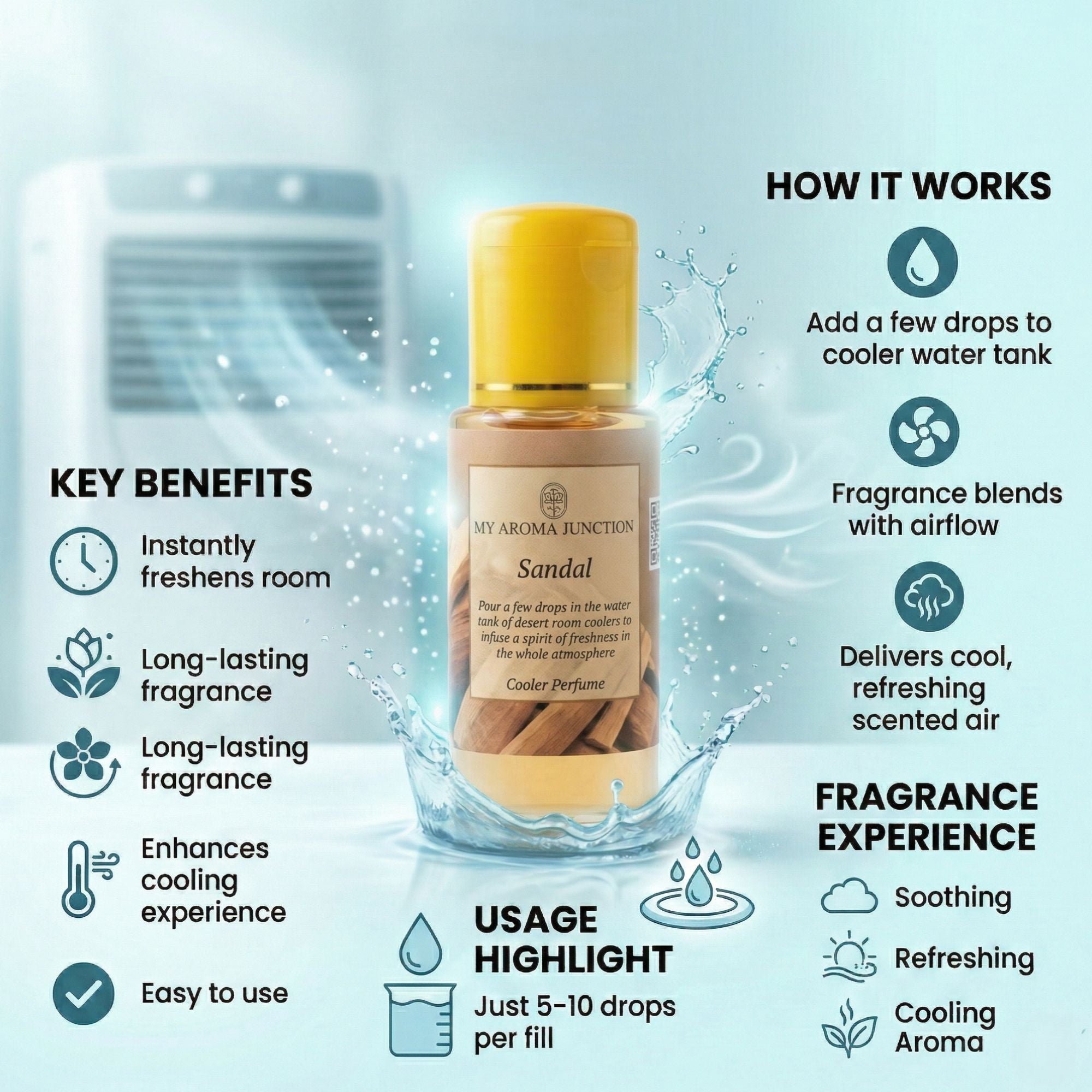 Sandal Cooler Perfume 100ml