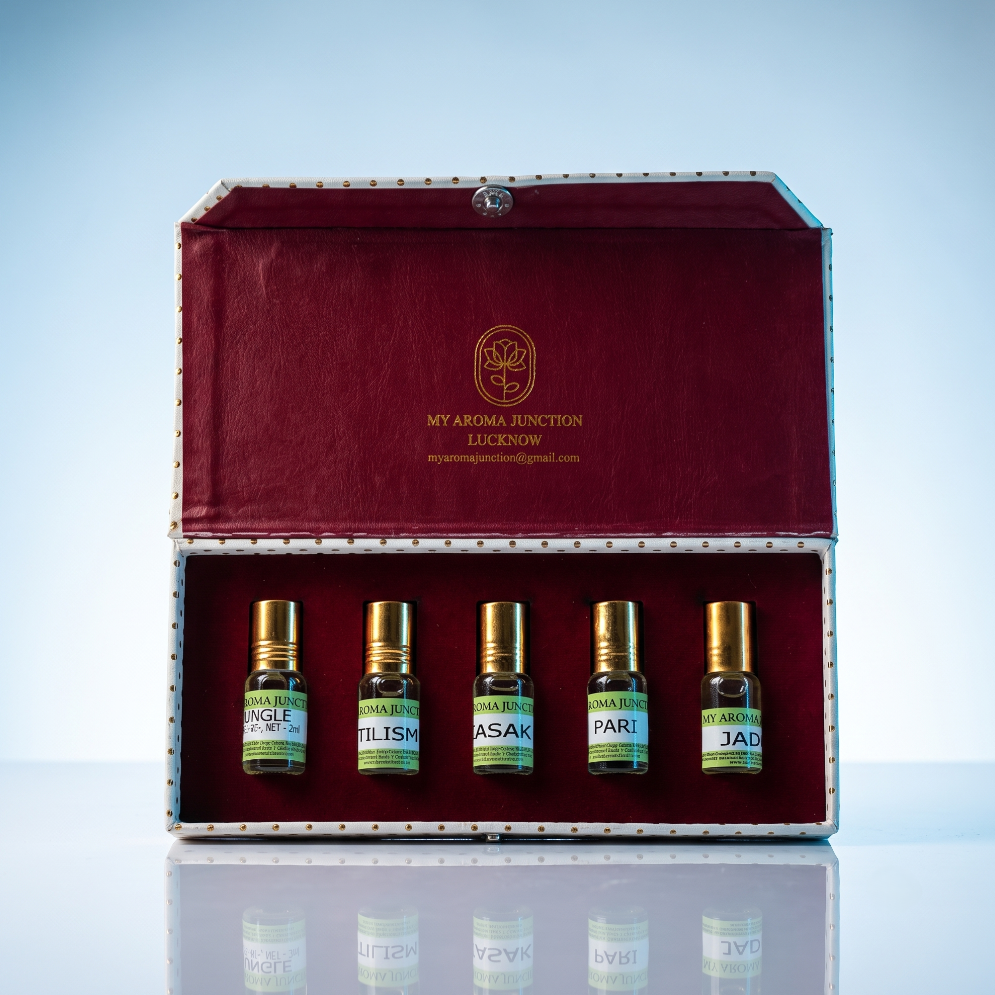5 × 3ML Attar Gift Pack | Customizable Set of 5 Fragrances