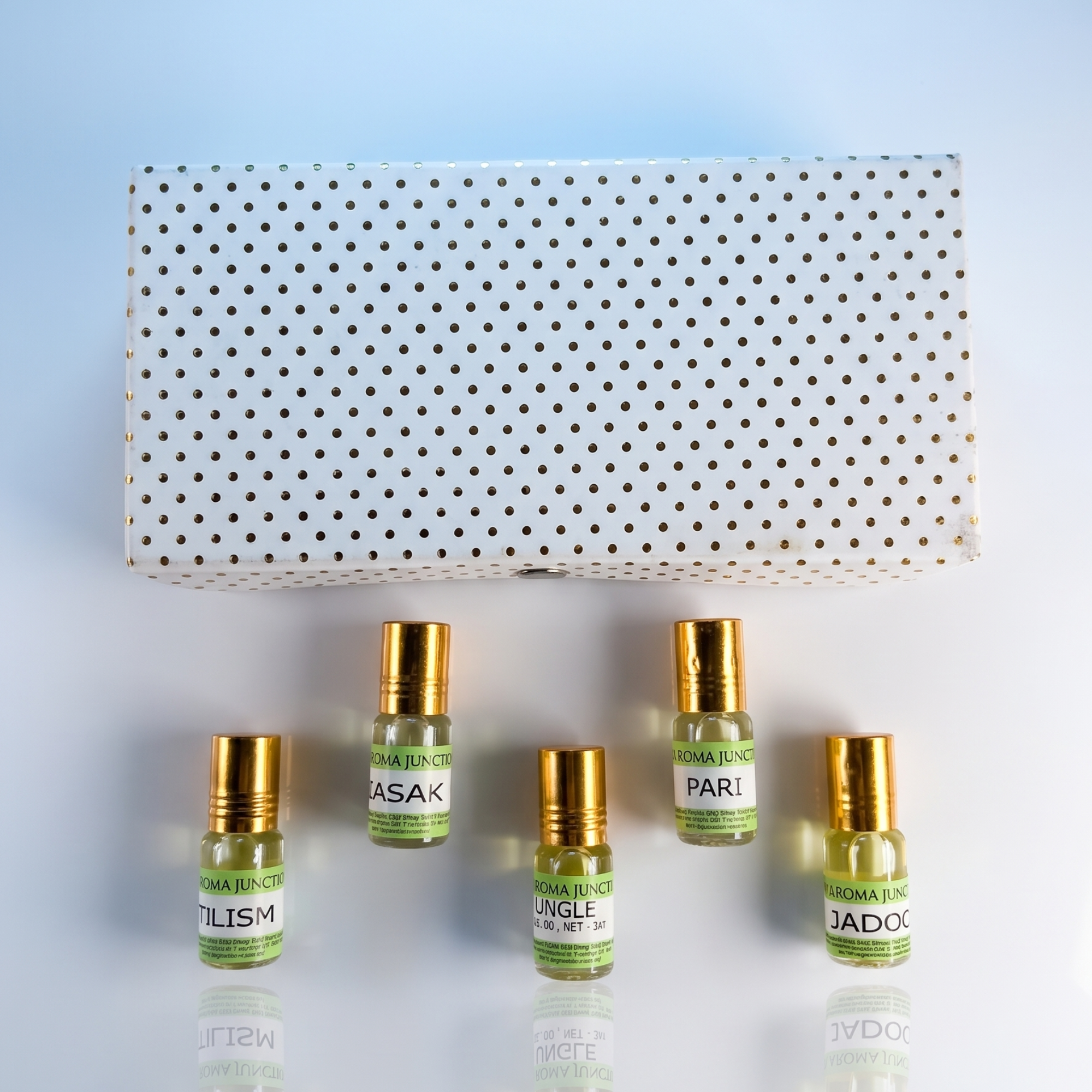 5 × 3ML Attar Gift Pack | Customizable Set of 5 Fragrances