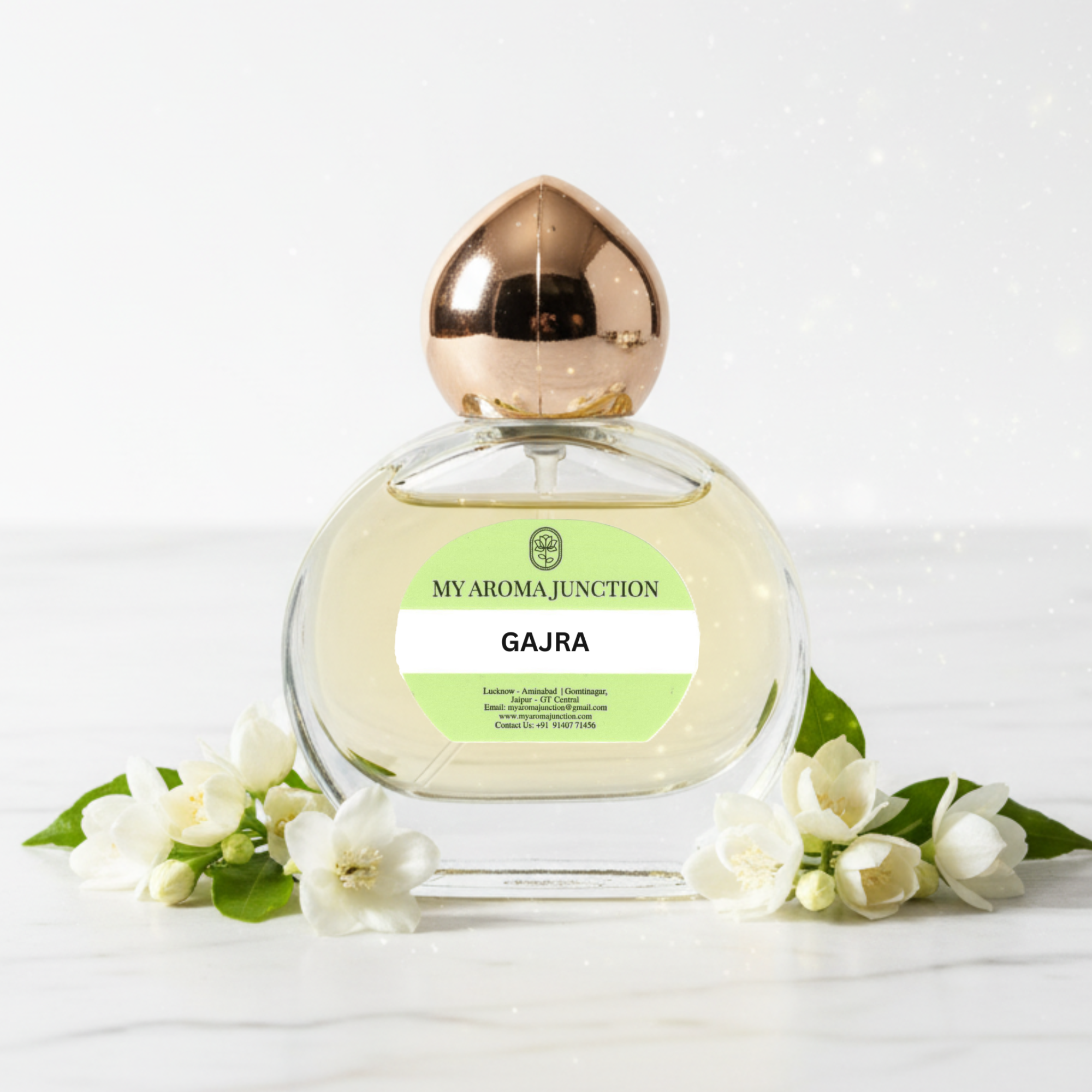 Gajra Attar 12ml – Traditional Jasmine Grandiflora Fragrance