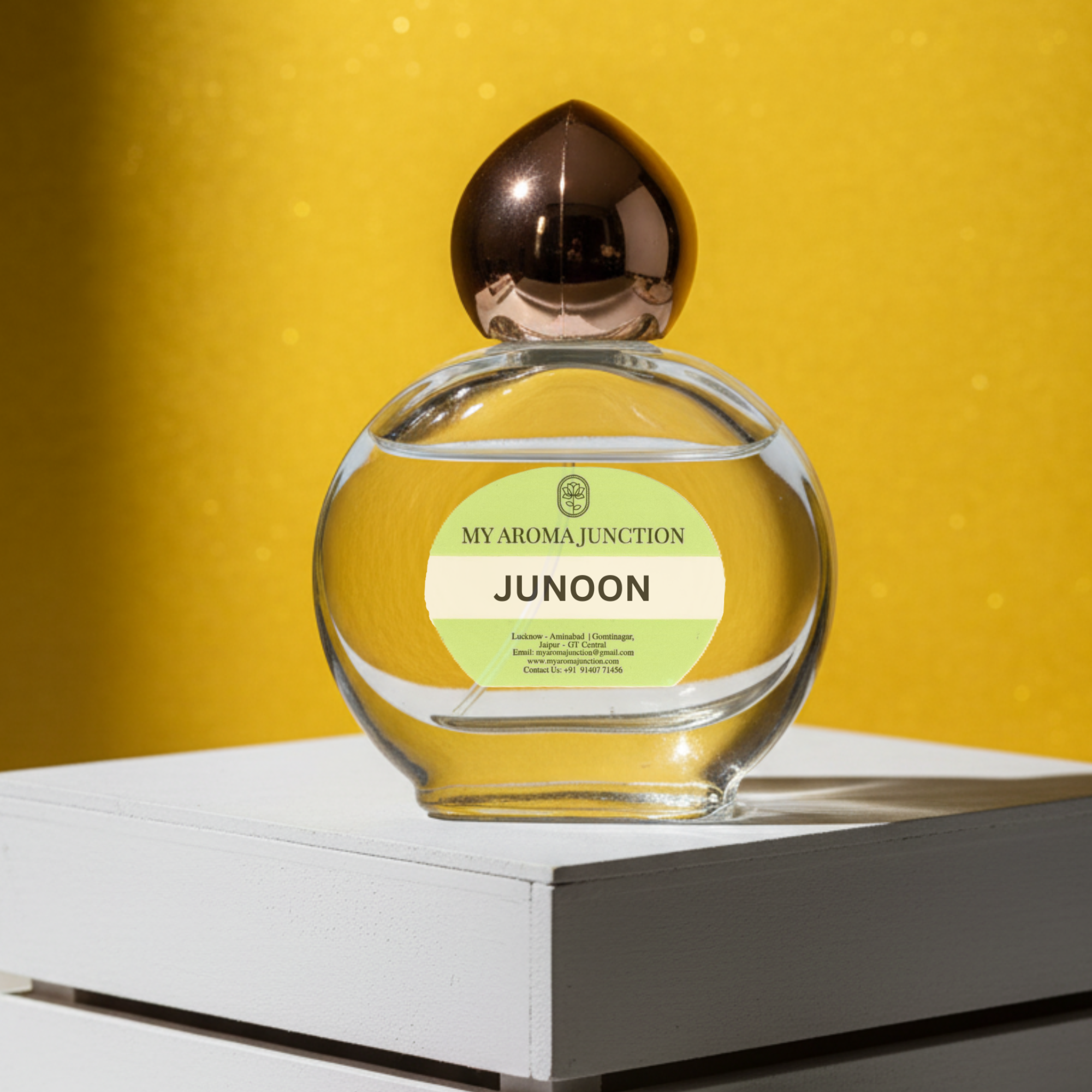 Junoon Attar 12ml – A Passionate Blend of Rose & Bergamot