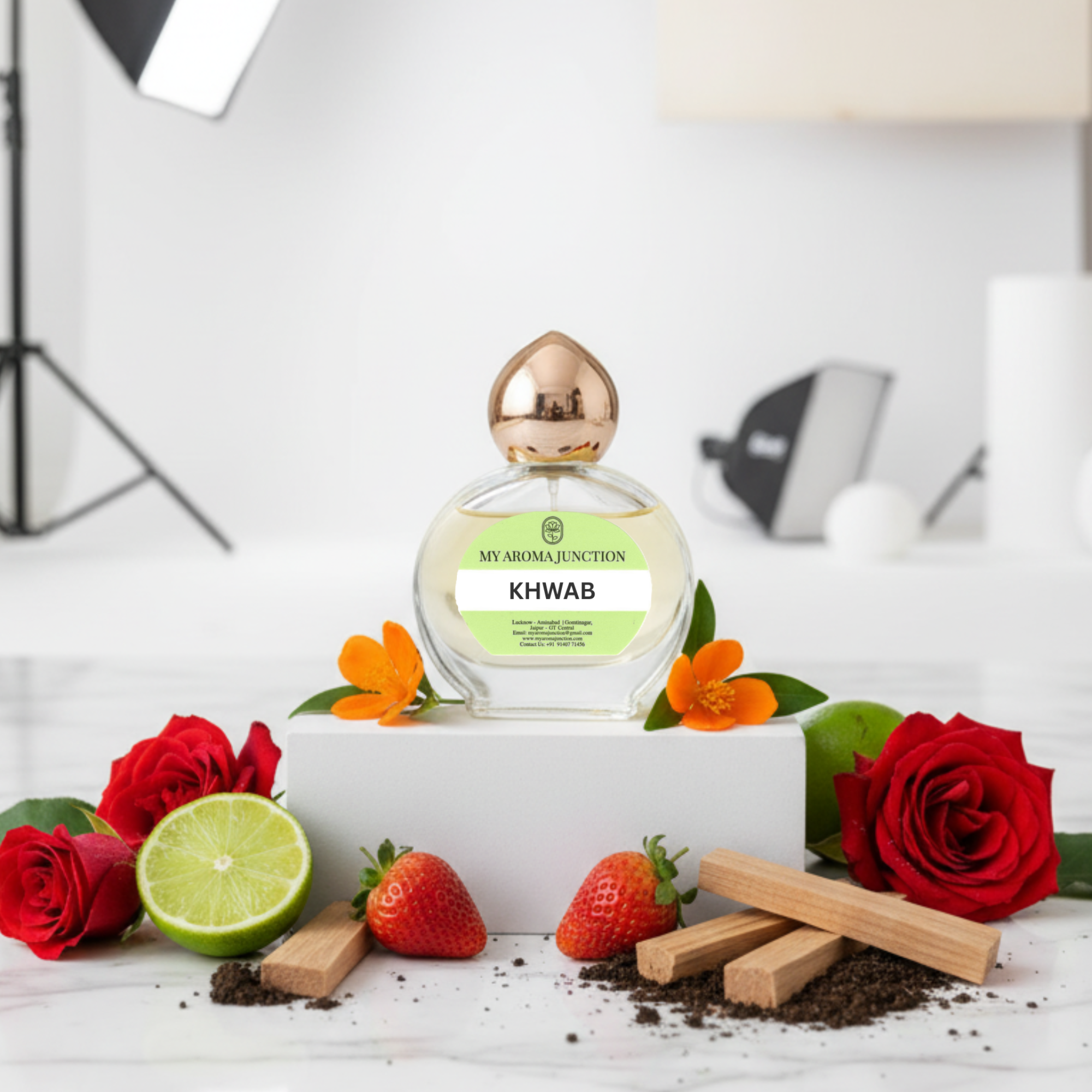 Khwab Attar 12ml – The Dreamy Fusion of Earthy & Fruity Tones