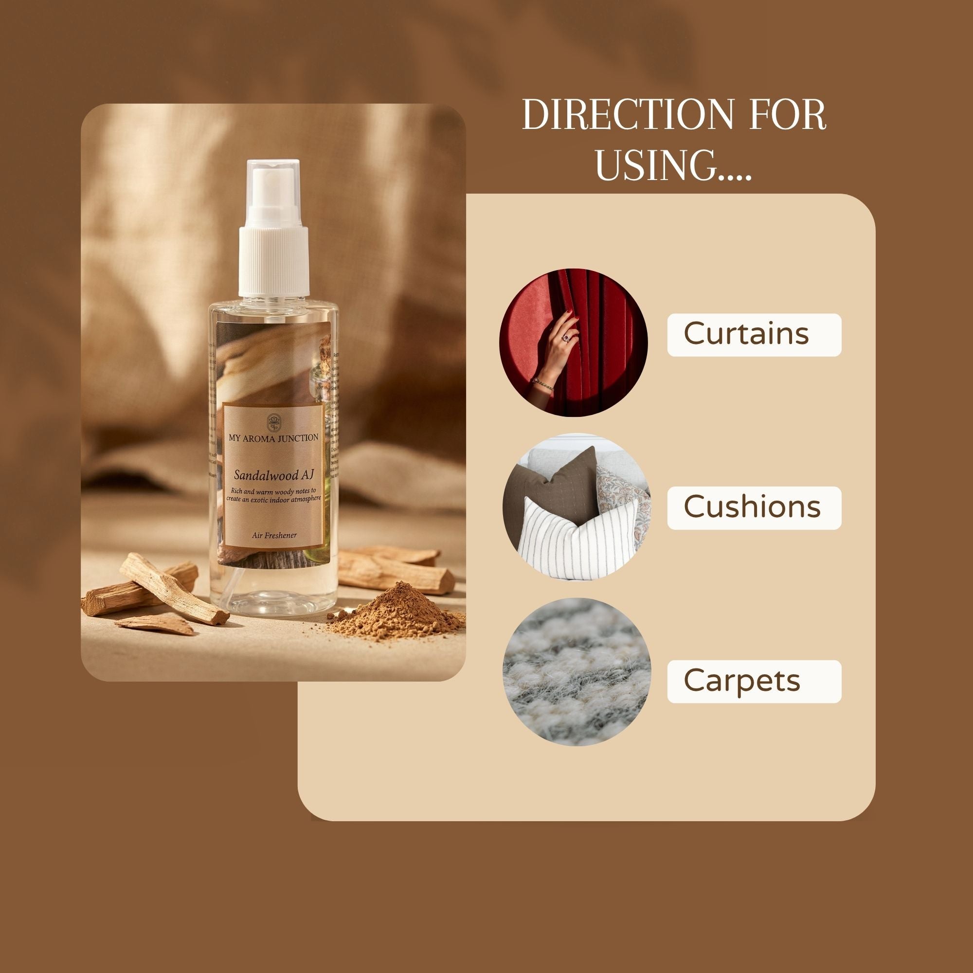 Sandalwood Room Spray Air Freshener