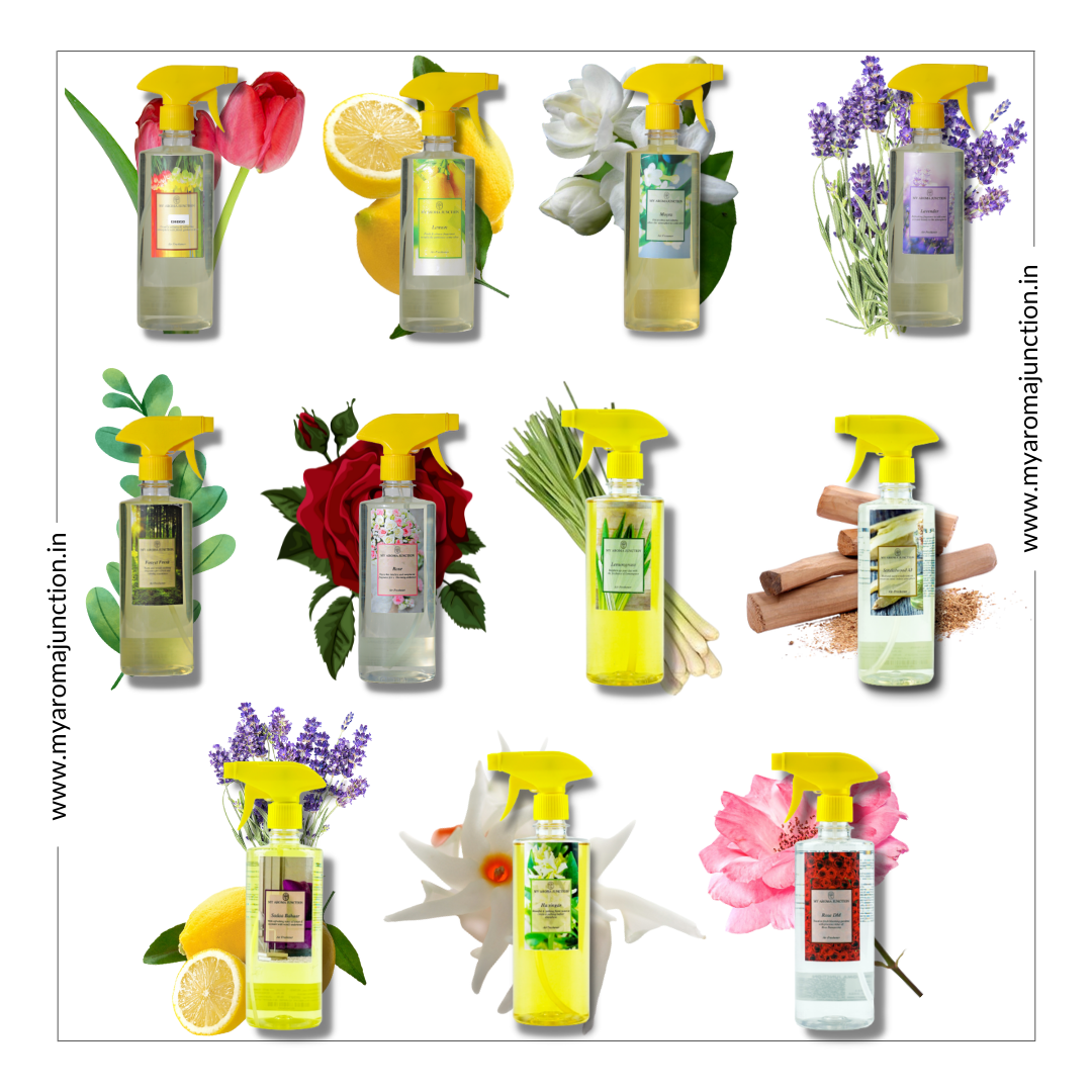 Premium Long Lasting room fresheners from My Aroma Junction best perfume brand in India